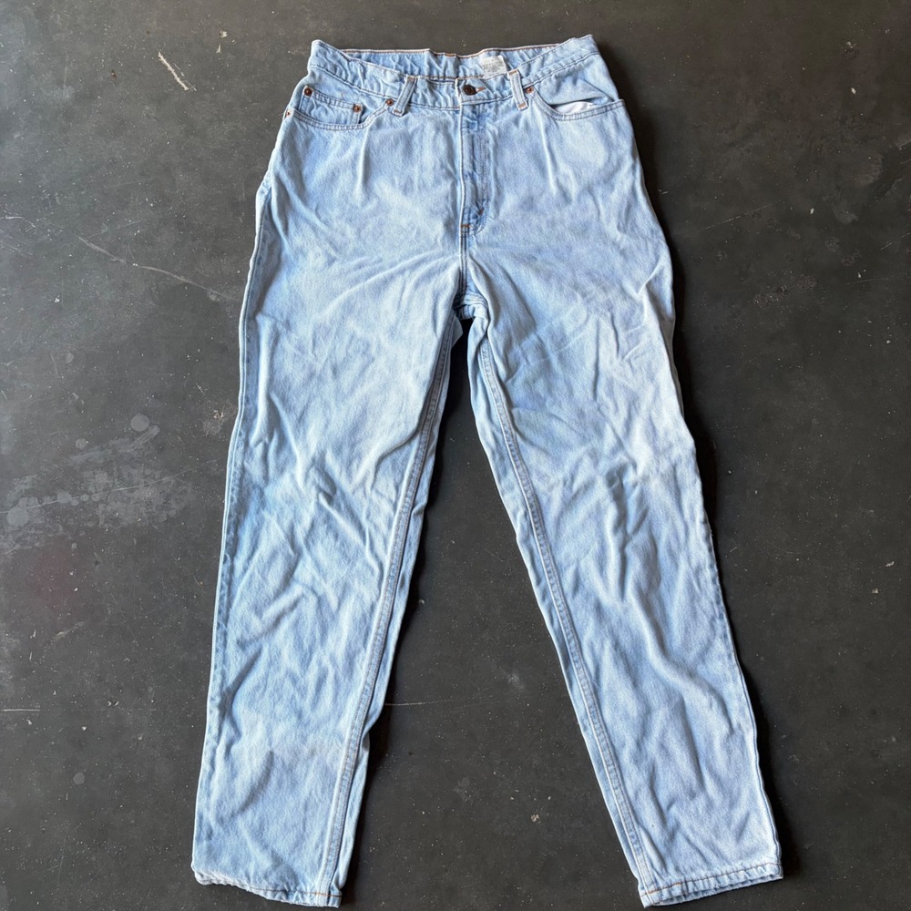 Vintage Levis 512 Slim Fit Tapered Leg Light Wash Denim Jeans 13 Short USA Made